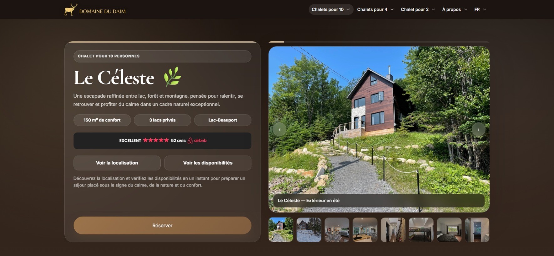 Location touristique — site & réservation